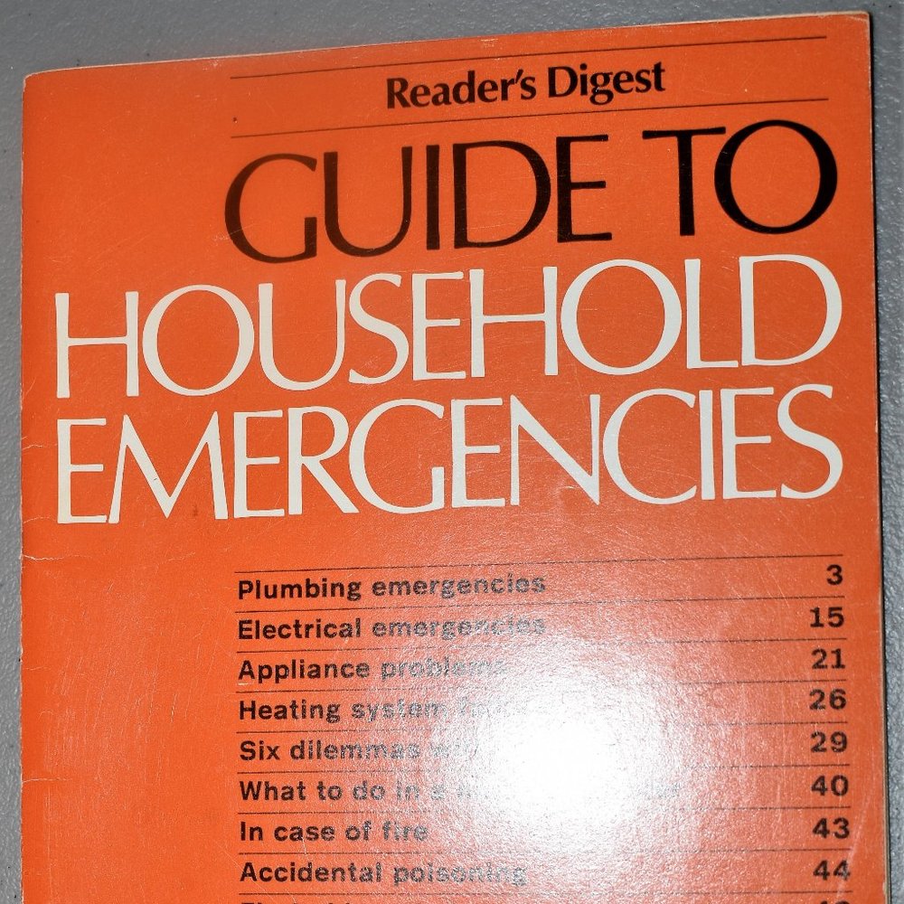 Reader's Digest Guide to Household Emergencies